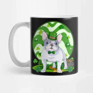 French Bulldog Dog St Patricks Day Irish Leprechaun Mug